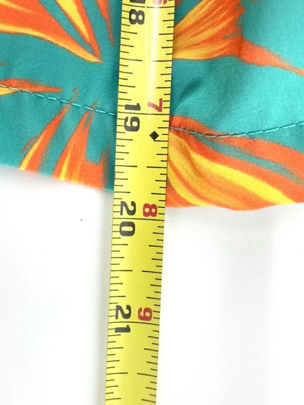 Real Life Mens Swim Shorts Lined Pockets Drawstring Green/Yellow Palms XXL